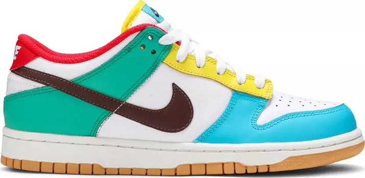 Кроссовки Nike Dunk Low SE GS 'Free.99 - White', белый