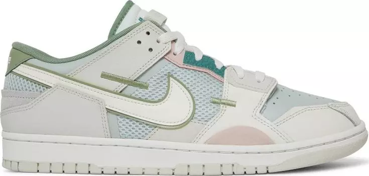 Кроссовки Nike Dunk Scrap SE 'Grey Haze Oil Green', серый