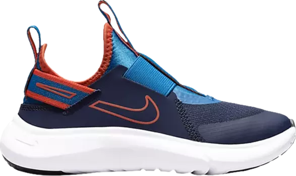 Кроссовки Nike Flex Plus PS 'Midnight Navy Orange', синий