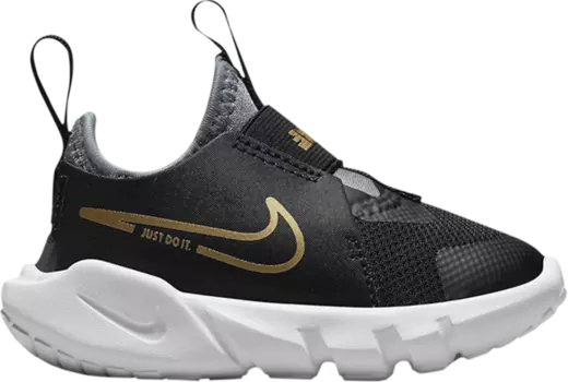 Кроссовки Nike Flex Runner 2 TD 'Black Metallic Gold', черный