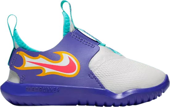 Кроссовки Nike Flex Runner Fire TD 'Fiery Flames', фиолетовый