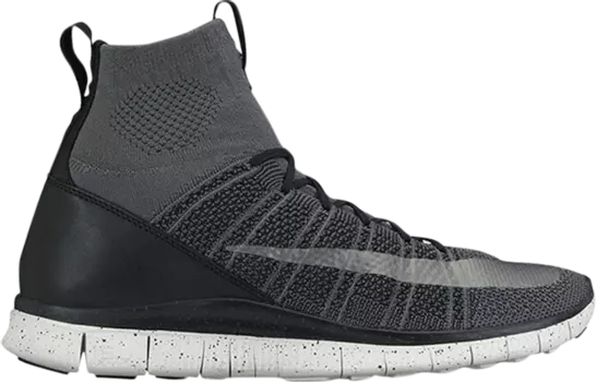 Кроссовки Nike Free Flyknit Mercurial 'Black', серый