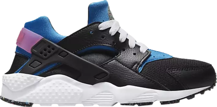 Кроссовки Nike Huarache Run GS 'Black Light Photo Blue', черный