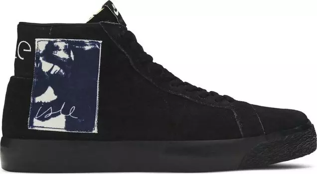 Кроссовки Nike Isle Skateboards x Blazer Mid SB 'Patch', черный