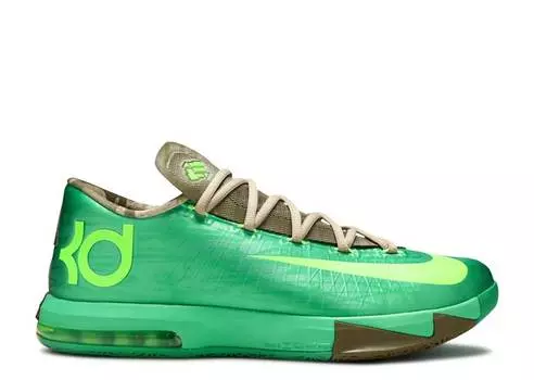 Кроссовки Nike KD 6 'BAMBOO', зеленый