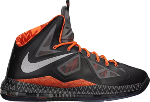 Кроссовки Nike LeBron 10 'BHM', оранжевый