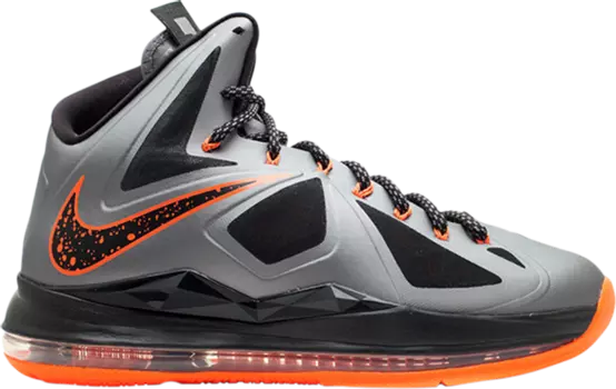 Кроссовки Nike LeBron 10 'Lava', серый