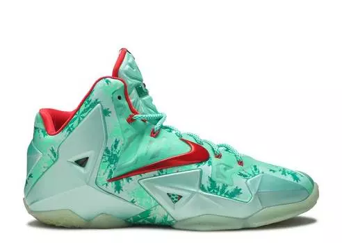 Кроссовки Nike LEBRON 11 'CHRISTMAS', зеленый