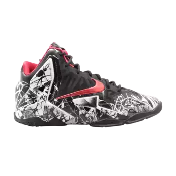 Кроссовки Nike LeBron 11 GS 'Graffitti', белый