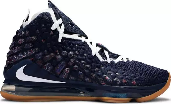 Кроссовки Nike LeBron 17 'UConn', синий