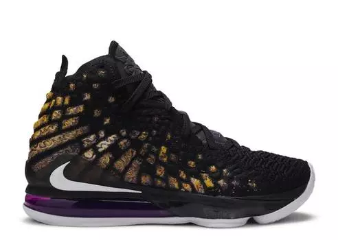 Кроссовки Nike LEBRON 17 'LAKERS', черный