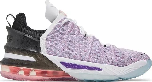 Кроссовки Nike LeBron 18 GS 'Graffiti', фиолетовый