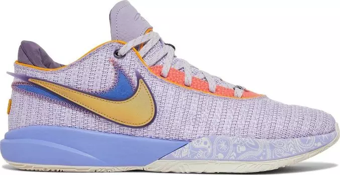 Кроссовки Nike LeBron 20 'Purple And Gold', фиолетовый