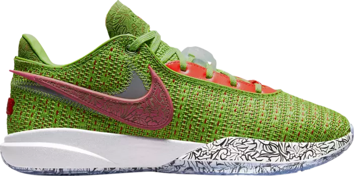 Кроссовки Nike LeBron 20 EP 'Stocking Stuffer', зеленый