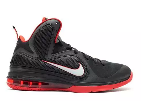 Кроссовки Nike LEBRON 9 'BLACK WHITE RED', черный