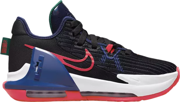 Кроссовки Nike LeBron Witness 6 GS 'Black Royal Siren Red', черный