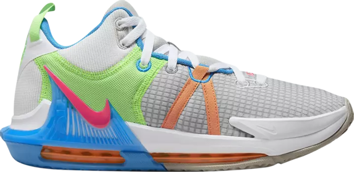 Кроссовки Nike LeBron Witness 7 'Grey Fog Multi-Color', серый