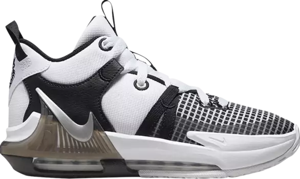Кроссовки Nike LeBron Witness 7 GS 'White Black', белый