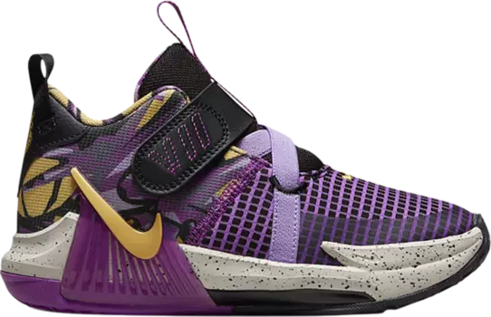 Кроссовки Nike LeBron Witness 7 SE PS 'Lakers Graffiti', фиолетовый