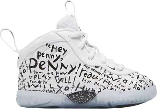 Кроссовки Nike Little Posite One TD 'Lil Penny', белый