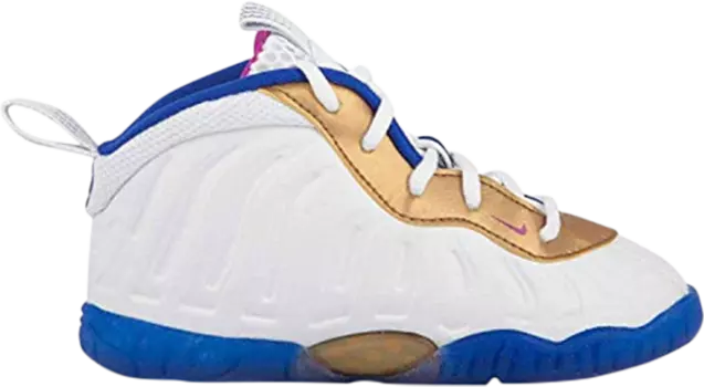 Кроссовки Nike Little Posite One TD 'Peanut Butter & Jelly ', белый