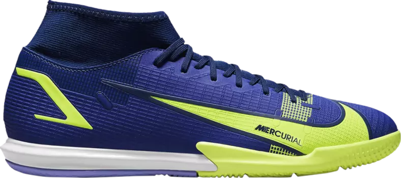 Кроссовки Nike Mercurial Superfly 8 Academy IC 'Lapis Volt', синий