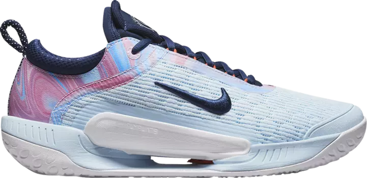 Кроссовки Nike NikeCourt Zoom NXT 'Glacier Blue Team Orange', синий