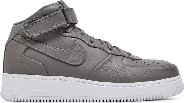 Кроссовки Nike NikeLab Air Force 1 Mid 'Light Charcoal', серый