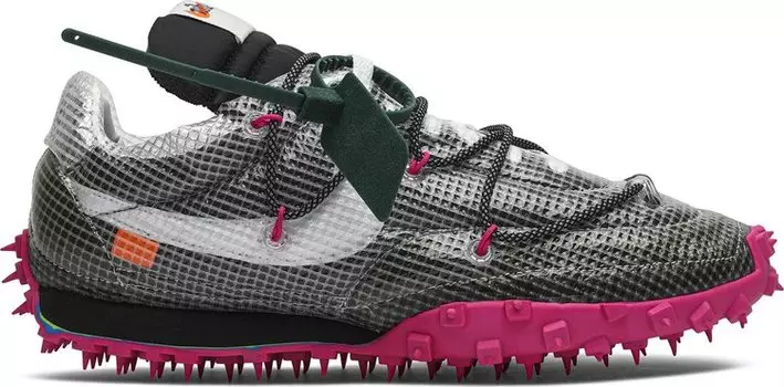Кроссовки Nike Off-White x Wmns Waffle Racer 'Fuchsia', черный