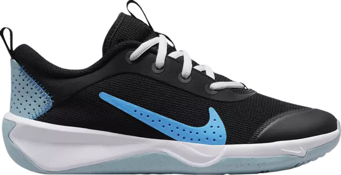 Кроссовки Nike Omni Multi-Court GS 'Black Blue Lightning', черный