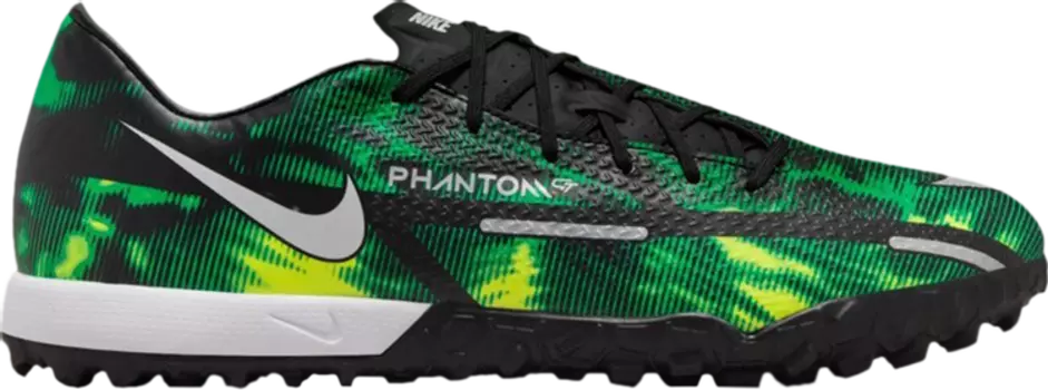 Кроссовки Nike Phantom GT2 Academy TF 'Shockwave', зеленый