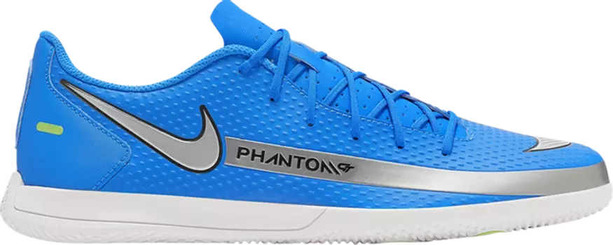 Кроссовки Nike Phantom GT Club IC 'Photo Blue Metallic Silver', синий