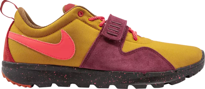Кроссовки Nike Poler x Trainerendor 'Vivid Sulfur Red', желтый
