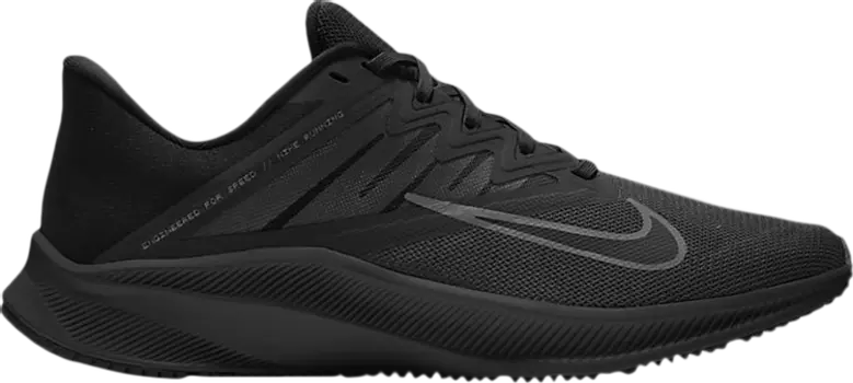 Кроссовки Nike Quest 3 'Dark Smoke Grey', черный