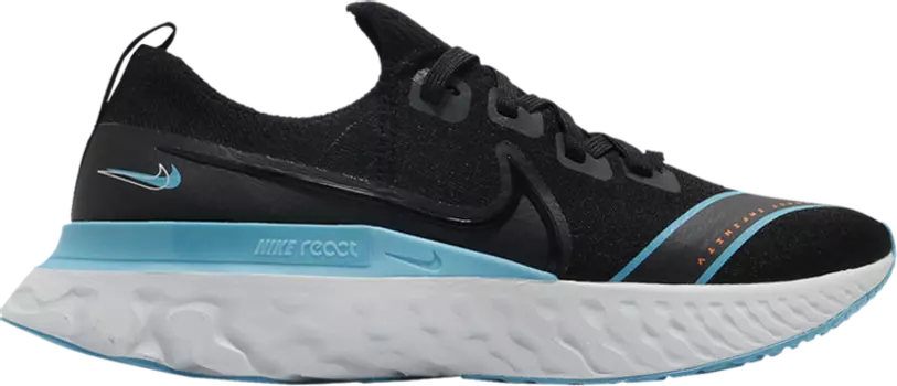 Кроссовки Nike React Infinity Run Flyknit 'Fast City', черный