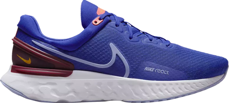 Кроссовки Nike React Miler 3 'Concord Dark Beetroot', синий