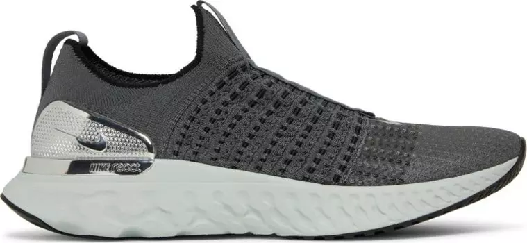 Кроссовки Nike React Phantom Run Flyknit 2 'Iron Grey Silver', серый
