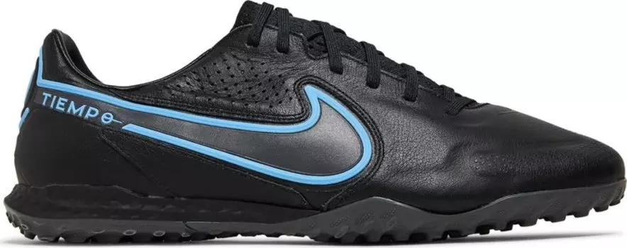 Кроссовки Nike React Tiempo Legend 9 Pro TF 'Black Iron Grey', черный