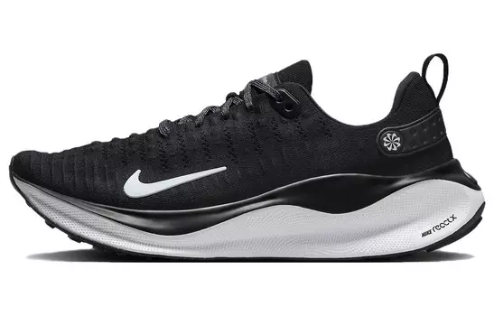 Кроссовки Nike ReactX Infinity Run 4 Extra Wide 'Black White', черный