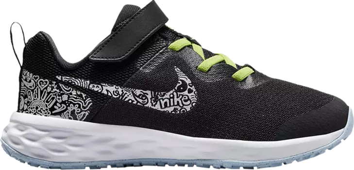 Кроссовки Nike Revolution 6 Next Nature JP PS 'Doodles', черный