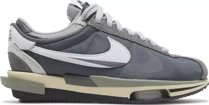 Кроссовки Nike sacai x Zoom Cortez SP 'Iron Grey', серый