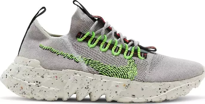 Кроссовки Nike Space Hippie 01 'Electric Green', зеленый