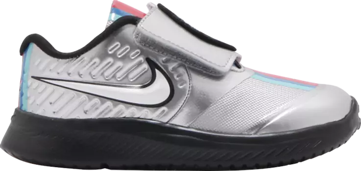 Кроссовки Nike Star Runner 2 Auto TDV 'Metallic Silver', серебряный