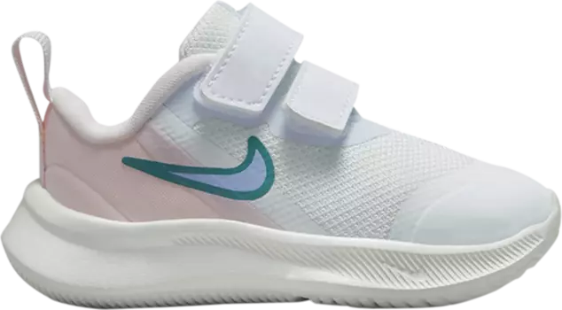 Кроссовки Nike Star Runner 3 TD 'White Pink Mineral Teal', белый
