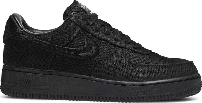 Кроссовки Nike Stussy x Air Force 1 Low 'Triple Black', черный