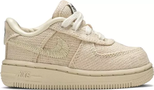 Кроссовки Nike Stussy x Air Force 1 Low TD 'Fossil', загар