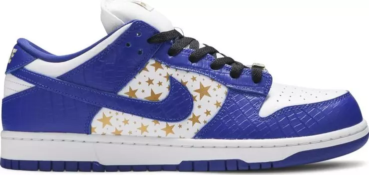 Кроссовки Nike Supreme x Dunk Low OG SB QS 'Hyper Royal', синий