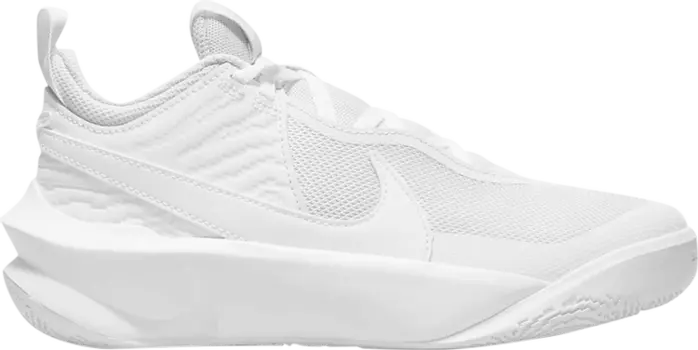 Кроссовки Nike Team Hustle D10 GS 'White Photon Dust', белый