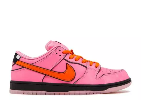 Кроссовки Nike The Powerpuff Girls X Dunk Low Pro Sb Qs 'Blossom', розовый