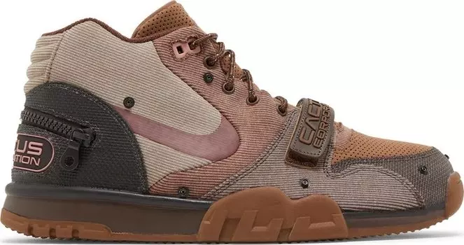 Кроссовки Nike Travis Scott x Air Trainer 1 SP 'Chocolate', коричневый